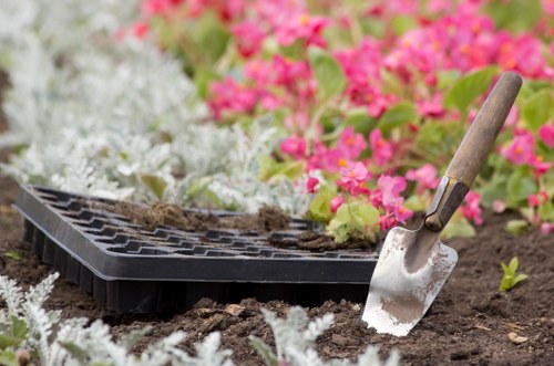 Low-carbon van used for sustainable gardening recycling collections